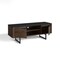 TV Stand Entertainment Media Console with 2 Cabinets and Adjustable Shelf